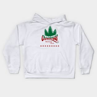 Christmas morning squad Kids Hoodie